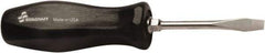 Ability One - Standard Slotted Screwdriver - Round Shank, Ergonomic Handle - Apex Tool & Supply