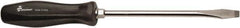 Ability One - Standard Slotted Screwdriver - Round Shank, Ergonomic Handle - Apex Tool & Supply