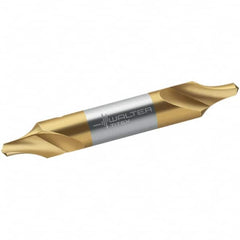 Walter-Titex - Metric Radius Cut 60° Incl Angle High Speed Steel Combo Drill & Countersink - Apex Tool & Supply
