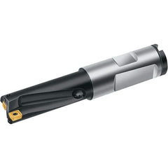 Walter - 35mm Max Drill Depth, 2xD, 17.5mm Diam, Indexable Insert Drill - 2 Inserts, 16mm Shank Diam, Combination Shank - Apex Tool & Supply