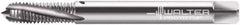 Walter-Prototyp - M10x1.00 Metric Fine 3 Flute 6HX Modified Bottoming Spiral Flute Tap - Powdered Metal, Bright Finish, 90mm OAL, Right Hand Flute, Right Hand Thread, Series 214101 - Apex Tool & Supply