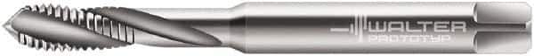 Walter-Prototyp - M10x1.50 Metric 3 Flute 6HX Modified Bottoming Spiral Flute Tap - Powdered Metal, Bright Finish, 100mm OAL, Right Hand Flute, Right Hand Thread, Series 204107 - Exact Industrial Supply