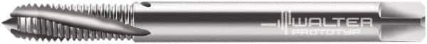 Walter-Prototyp - M10x1.50 Metric 3 Flute 6HX Modified Bottoming Spiral Flute Tap - Powdered Metal, Bright Finish, 100mm OAL, Right Hand Flute, Right Hand Thread, Series 204101 - Apex Tool & Supply