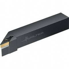 Walter - SVJB, Left Hand Cut, 25mm Shank Height x 25mm Shank Width, Neutral Rake Indexable Turning Toolholder - 150mm OAL, VB/C.. 1604.. Insert Compatibility, Series Walter Turn - Apex Tool & Supply