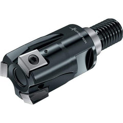 Walter - 40mm Cut Diam, 12mm Max Depth of Cut, Indexable Square Shoulder End Mill - Multiple Insert Styles, T36 Modular Connection, 90° Lead Angle, Through Coolant - Apex Tool & Supply