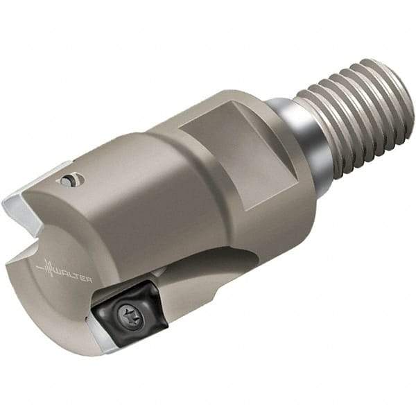 Walter - 3/4" Cut Diam, 0.394" Max Depth of Cut, Indexable Square Shoulder End Mill - Multiple Insert Styles, T18 Modular Connection, 90° Lead Angle, Through Coolant - Apex Tool & Supply