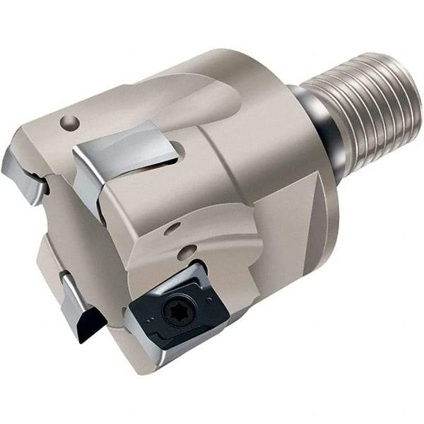 Walter - 1-1/2" Cut Diam, 0.512" Max Depth of Cut, Indexable Square Shoulder End Mill - Multiple Insert Styles, T36 Modular Connection, 90° Lead Angle, Through Coolant - Apex Tool & Supply