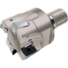 Walter - 1-1/2" Cut Diam, 0.512" Max Depth of Cut, Indexable Square Shoulder End Mill - Multiple Insert Styles, T36 Modular Connection, 90° Lead Angle, Through Coolant - Apex Tool & Supply