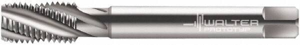Walter-Prototyp - 1/2-13 UNC 4 Flute 3B Modified Bottoming Spiral Flute Tap - Powdered Metal, Bright Finish, 110mm OAL, Right Hand Flute, Right Hand Thread, Series 224604 - Apex Tool & Supply