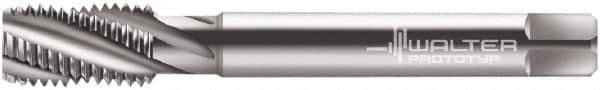 Walter-Prototyp - M20x2.50 Metric 5 Flute 6HX Modified Bottoming Spiral Flute Tap - Powdered Metal, Bright Finish, 140mm OAL, Right Hand Flute, Right Hand Thread, Series 204602 - Apex Tool & Supply