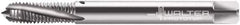 Walter-Prototyp - M6x1.00 Metric Special (MJ) 3 Flute 4H Modified Bottoming Spiral Flute Tap - Powdered Metal, Bright Finish, 80mm OAL, Right Hand Flute, Right Hand Thread, Series 2041014 - Apex Tool & Supply