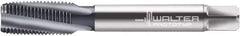 Walter-Prototyp - 1-8 UNC 5 Flute 3B Modified Bottoming Spiral Flute Tap - Powdered Metal, TiCN Finish, 5-1/8" OAL, Right Hand Flute, Right Hand Thread, Series A2245876 - Apex Tool & Supply