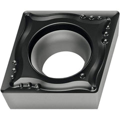 Walter - CCGT432 MP4 Grade WPP10S Carbide Turning Insert - TiCN/Al2O3/TiN Finish, 80° Diamond, 1/2" Inscr Circle, 3/16" Thick, 1/32" Corner Radius - Apex Tool & Supply