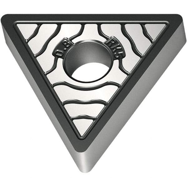 Walter - TNMA332 RK5 Grade WKK20S Carbide Turning Insert - TiCN/Al2O3/TiCN Finish, 60° Triangle, 3/8" Inscr Circle, 3/16" Thick, 1/32" Corner Radius - Apex Tool & Supply
