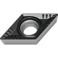 Walter - DCMT32.52 RM4 Grade WMP20S Carbide Turning Insert - TiCN/Al2O3/TiCN Finish, 55° Diamond, 3/8" Inscr Circle, 5/32" Thick, 1/32" Corner Radius - Apex Tool & Supply