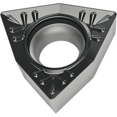 Walter - WCMT1.81.50.5 RP4 Grade WPP10S Carbide Turning Insert - TiCN/Al2O3/TiN Finish, 80° Trigon, 7/32" Inscr Circle, 3/32" Thick, 0.0079" Corner Radius - Apex Tool & Supply