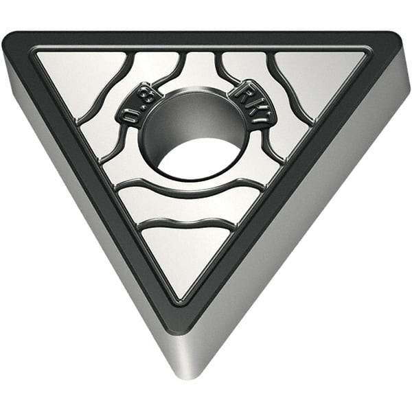 Walter - TNMA333 RK7 Grade WKK10S Carbide Turning Insert - TiCN/Al2O3/TiCN Finish, 60° Triangle, 3/8" Inscr Circle, 3/16" Thick, 3/64" Corner Radius - Apex Tool & Supply