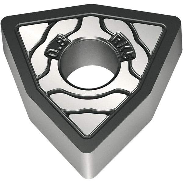 Walter - INGD3125 Grade IC807, 1/8" Cutting Width, Carbide Grooving Insert - TiAlN/TiN Finish, 1/4" Depth of Cut, Left Hand, 0.19mm Corner Radius - Apex Tool & Supply