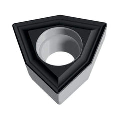 Walter - WOMX080408 D57 Grade WAK15 Carbide Indexable Drill Insert - TiCN/Al2O3/TiN Finish, Trigon, 12mm Inscribed Circle - Apex Tool & Supply