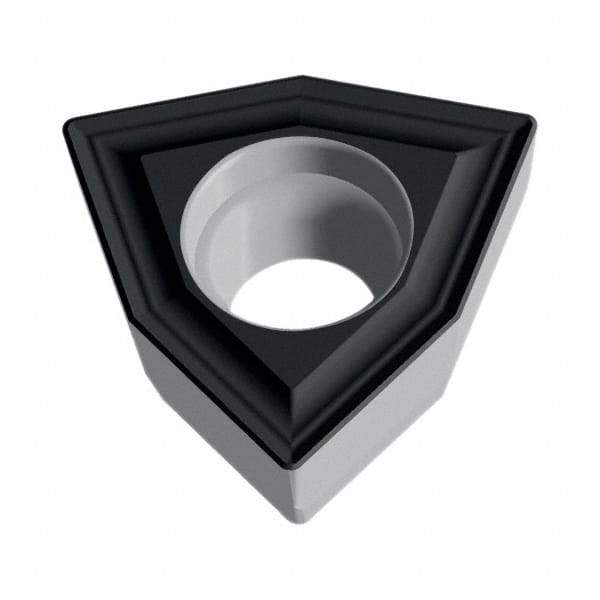 Walter - WOMX040304 D57 Grade WXP40 Carbide Indexable Drill Insert - TiCN Finish, Trigon, 1/4" Inscribed Circle - Apex Tool & Supply