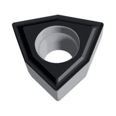 Walter - WOMX040304 B57 Grade WKP35S Carbide Indexable Drill Insert - TiCN/Al2O3/TiN Finish, Trigon, 1/4" Inscribed Circle - Apex Tool & Supply