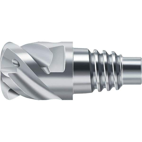 Walter-Prototyp - H2EC Carbide End Milling Tip Insert - TiAlN/TiAl Finish, 4 Flutes, 16mm Cutting Diam, 10mm Depth of Cut, 18.7mm Extension, 0.0787" Cnr Rad - Apex Tool & Supply