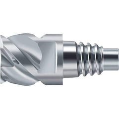 Walter-Prototyp - H2EC Carbide End Milling Tip Insert - TiAlN/TiAl Finish, 4 Flutes, 20mm Cutting Diam, 12mm Depth of Cut, 21.3mm Extension - Apex Tool & Supply