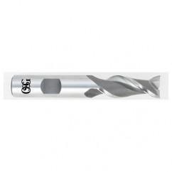 7/16 Dia. x 2-11/16 Overall Length 2-Flute Square End HSS-CO SE End Mill-Round Shank-Center Cutting-Uncoated - Apex Tool & Supply