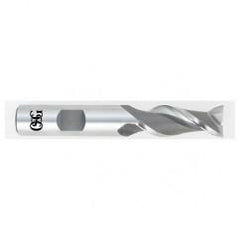 7/16 Dia. x 2-11/16 Overall Length 2-Flute Square End HSS-CO SE End Mill-Round Shank-Center Cutting-Uncoated - Apex Tool & Supply