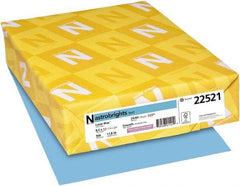 Neenah Paper - 8-1/2" x 11" Lunar Blue Colored Copy Paper - Use with Laser Printers, Inkjet Printers, Copiers - Apex Tool & Supply