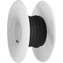OK Industries - 30 AWG, 1 Strand, 30.4 m OAL, Copper Hook Up Wire - Black Kynar Jacket, 0.02" Diam - Apex Tool & Supply