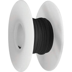 OK Industries - 26 AWG, 1 Strand, 30.4 m OAL, Copper Hook Up Wire - Black Kynar Jacket, 0.027" Diam - Apex Tool & Supply