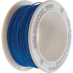 OK Industries - 30 AWG, 1 Strand, 15.2 m OAL, Copper Hook Up Wire - Blue Kynar Jacket - Apex Tool & Supply