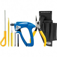 Jonard Tools - 24 to 22 AWG Compatible Wire, Plastic and Steel Wire Wrapping and Unwrapping Tool Kit - 8 Piece, Insulated - Apex Tool & Supply