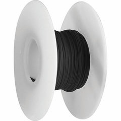 OK Industries - 30 AWG, 1 Strand, 30.4 m OAL, Copper Hook Up Wire - Black Kynar Jacket, 0.02" Diam - Apex Tool & Supply