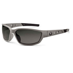 Kvasir Smoke Lens Matte Gray Safety Glasses - Apex Tool & Supply