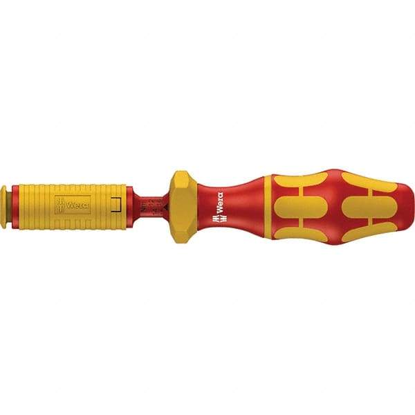 Wera - 1 Piece, 1.2 to 3 N/m, Ergo Cushion Grip Driver Adjustable Torque Limiting Screwdriver - 9mm Drive - Apex Tool & Supply