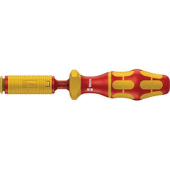 Wera - 1 Piece, 1.2 to 3 N/m, Ergo Cushion Grip Driver Adjustable Torque Limiting Screwdriver - 9mm Drive - Apex Tool & Supply