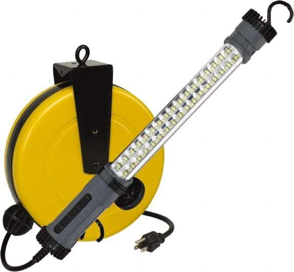 Value Collection - 120 Volt, 7 Watt, Electric, LED Portable Drop Light Work Light - 50' Cord, 1 Head, 500 Lumens, ABS - Apex Tool & Supply