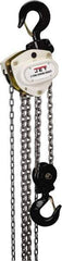 Jet - 11,000 Lb Lifting Capacity, 20' Lift Height, Hand Hoist - Made from Chain - Apex Tool & Supply