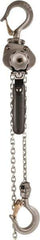 Jet - 1,100 Lb Lifting Capacity, 15' Lift Height, Lever Hoist - Made from Chain - Apex Tool & Supply