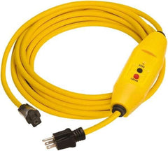 Tower - 1 Outlet, 125 Volt, 15 Amp Rating, 4 to 6mA Max Surge, Plug In, Automatic, Commercial, Industrial GFCI - 25 Ft. Long Cord, 5-15P and R NEMA Configuration, Polycarbonate Housing - Apex Tool & Supply