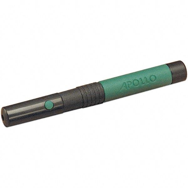 Quartet - Rubber & Metal Pen Size Laser Pointer - Jade Green, 2 AAA Batteries Included - Apex Tool & Supply