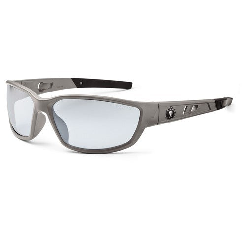 Kvasir In/Outdoor Lens Matte Gray Safety Glasses - Apex Tool & Supply