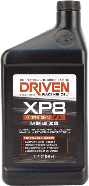 Joe Gibbs Driven Racing Oil - 1 Quart Conventional Racing Oil - Grade 5W-30 - Apex Tool & Supply