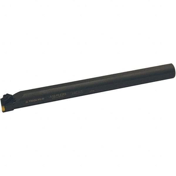 Tool-Flo - Internal Thread, Left Hand Cut, 2" Shank Width x 2" Shank Height Indexable Threading Toolholder - 16" OAL, FL 3R Insert Compatibility, A32 Toolholder, Series Flo-Lock - Apex Tool & Supply