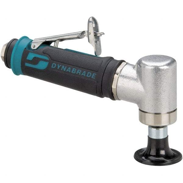 Dynabrade - 2" Max Disc, 25,000 RPM, Pneumatic Handheld Disc Sander - 23 CFM, 1/4" Inlet, 0.4 hp, 90 psi, Includes Wrench & Disc Sander - Apex Tool & Supply