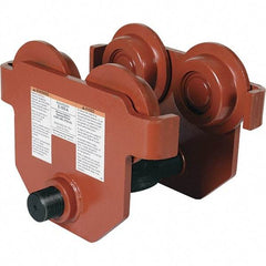 Vestil - 3 Ton Capacity Low Profile Manual Trolley - 3" to 8-5/8" Flange Width - Apex Tool & Supply