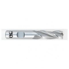 1 Dia. x 4-1/8 Overall Length 3-Flute Square End HSS-CO SE End Mill-Round Shank-Center Cutting-Uncoated - Apex Tool & Supply