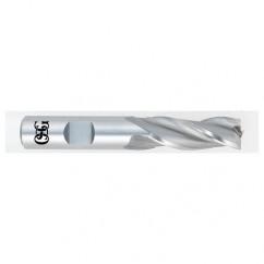 7/16 Dia. x 2-11/16 Overall Length 3-Flute Square End HSS-CO SE End Mill-Round Shank-Center Cutting-Uncoated - Apex Tool & Supply